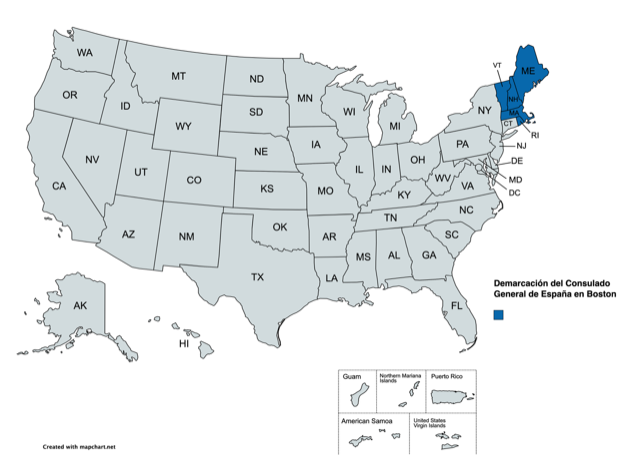 mapa EEUU
